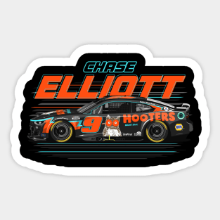 Chase Elliott 2023 Hooters No. 9 Camaro Sticker